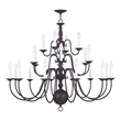 Beaumont Lane 22 Light Chandelier in Bronze