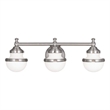 Beaumont Lane 3 Light Bath Light in Brushed Nickel