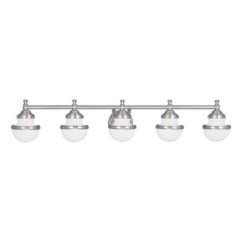 Beaumont Lane 5 Light Bath Light in Brushed Nickel