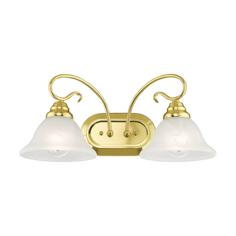 Beaumont Lane 2 Light Bath Light in Polished Brass