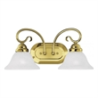 Beaumont Lane 2 Light Bath Light in Polished Brass