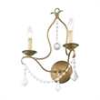 Beaumont Lane 2 Light Wall Sconce in Antique Gold Leaf