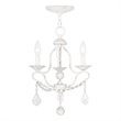 Beaumont Lane 3 Light Mini Chandelier in Antique White