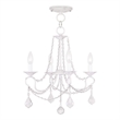 Beaumont Lane 4 Light Convertible Ceiling Mount in Antique White