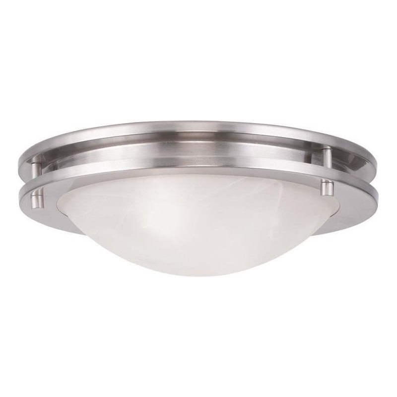 Beaumont Lane 2 Light Ceiling Mount in Brushed Nickel