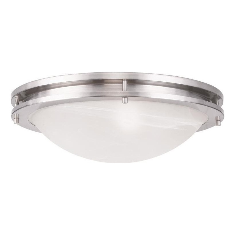 Beaumont Lane 3 Light Ceiling Mount in Brushed Nickel