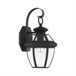 Beaumont Lane Outdoor Wall Lantern in Black