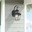 Beaumont Lane Outdoor Wall Lantern in Black