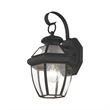 Beaumont Lane Outdoor Wall Lantern in Black