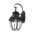 Beaumont Lane Outdoor Wall Lantern in Black