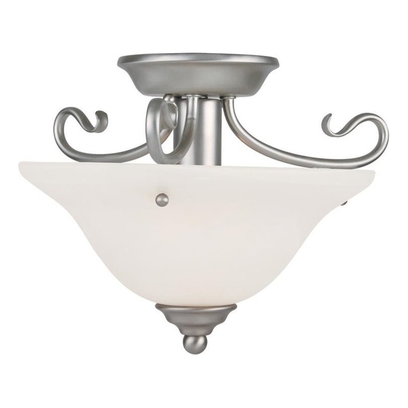Beaumont Lane Ceiling Mount in Brushed Nickel