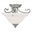 Beaumont Lane Ceiling Mount in Brushed Nickel
