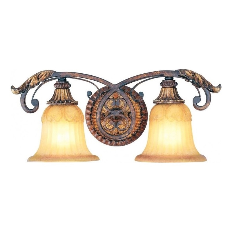 Beaumont Lane Iron Verona Bronze Bathroom Wall Light Rectangular 18.5