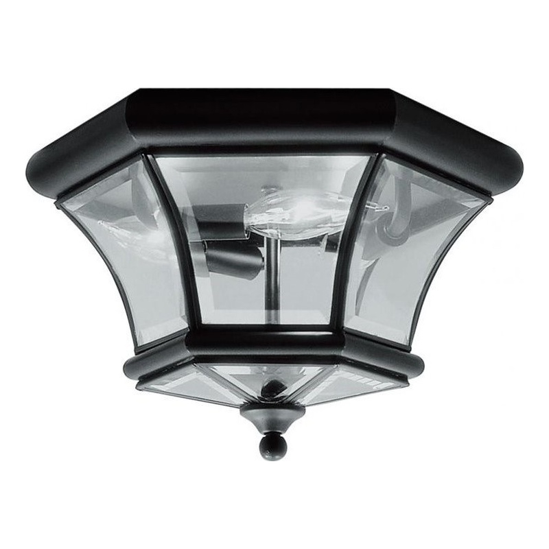 Beaumont Lane 3 Light Ceiling Mount in Black