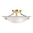 Beaumont Lane 3 Light Ceiling Mount in Polished Brass