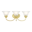 Beaumont Lane 3 Light Bath Light in Polished Brass