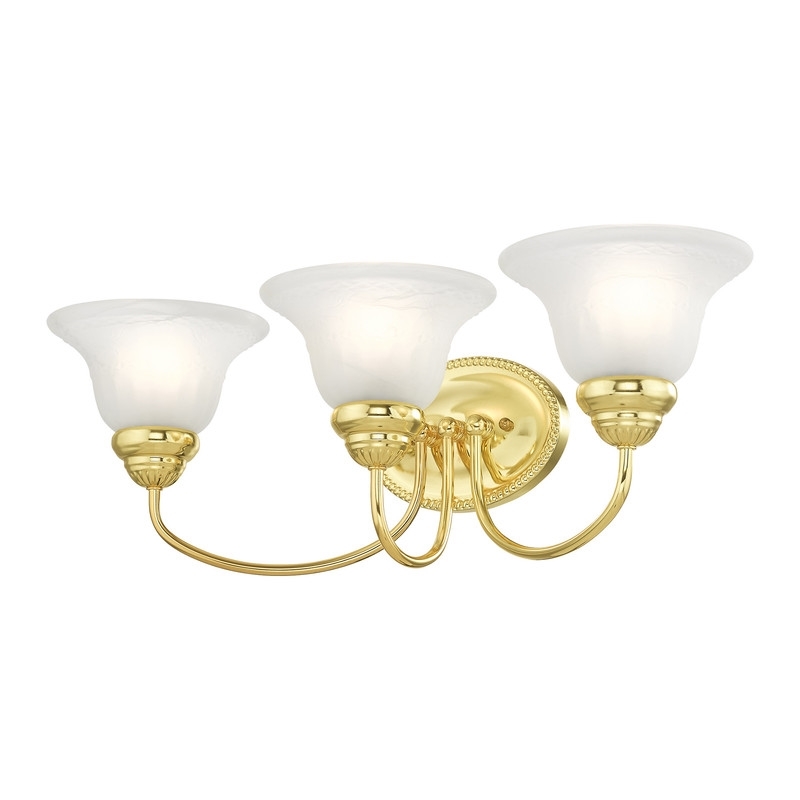 Beaumont Lane 3 Light Bath Light in Polished Brass