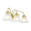 Beaumont Lane 3 Light Bath Light in Polished Brass