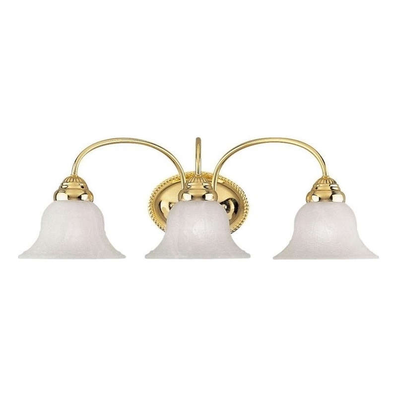 Beaumont Lane 3 Light Bath Light in Polished Brass