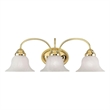 Beaumont Lane 3 Light Bath Light in Polished Brass