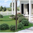 Beaumont Lane Outdoor Cast Aluminum Fluted Post in Bronze