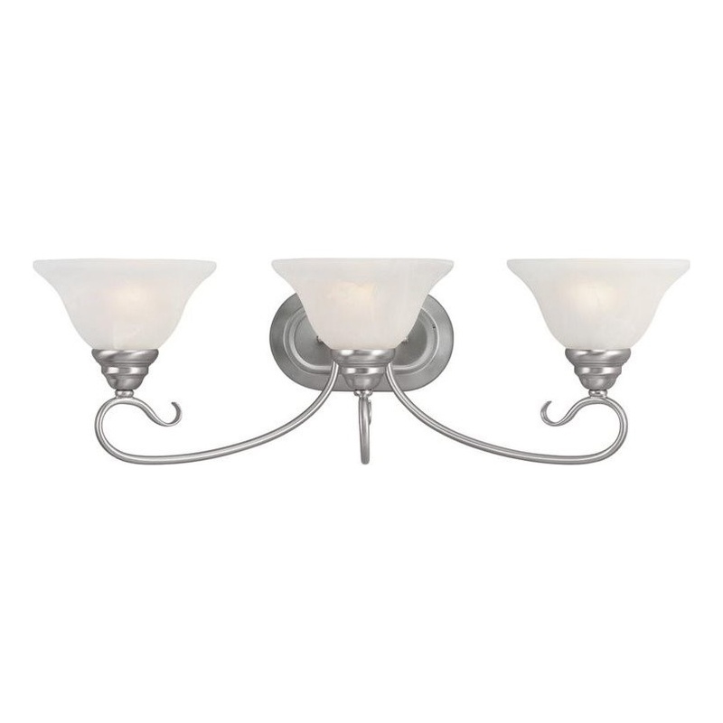Beaumont Lane 3 Light Bath Light in Brushed Nickel