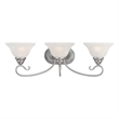 Beaumont Lane 3 Light Bath Light in Brushed Nickel
