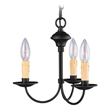 Beaumont Lane 3 Light Mini Chandelier in Black