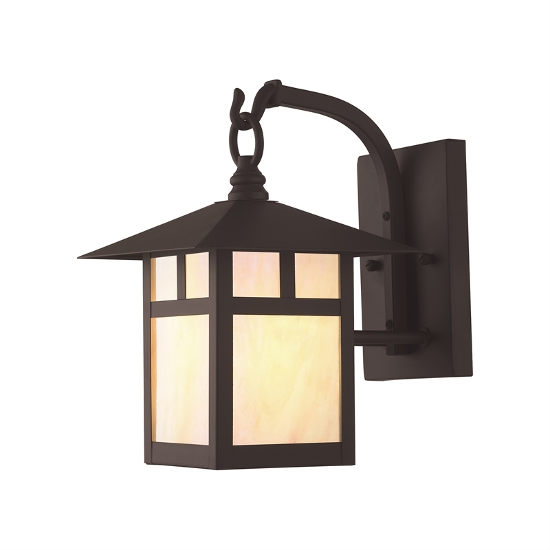 Beaumont Lane Outdoor Wall Lantern in Bronze