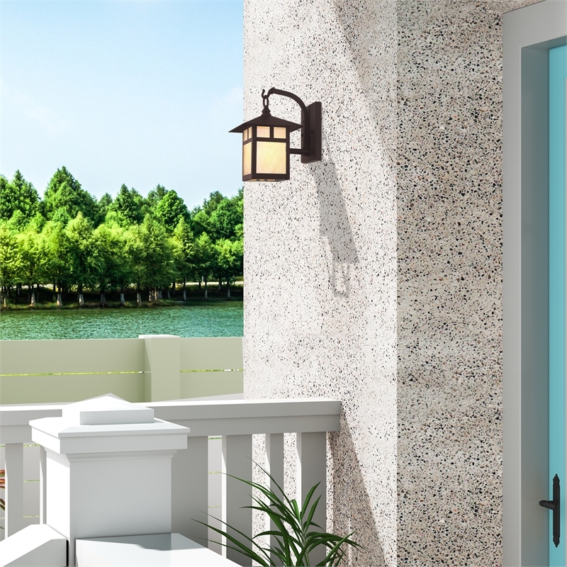 Beaumont Lane Outdoor Wall Lantern in Bronze