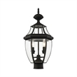 Beaumont Lane 2 Light Outdoor Post Head in Black