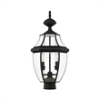 Beaumont Lane 2 Light Outdoor Post Head in Black