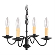 Beaumont Lane 4 Light Mini Chandelier in Black