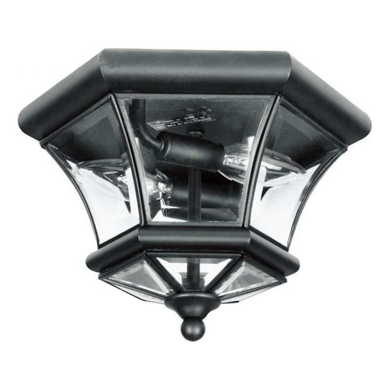 Beaumont Lane 2 Light Ceiling Mount in Black