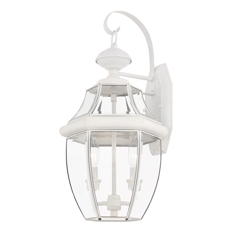 Beaumont Lane 2 Light Outdoor Wall Lantern in White