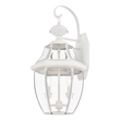 Beaumont Lane 2 Light Outdoor Wall Lantern in White