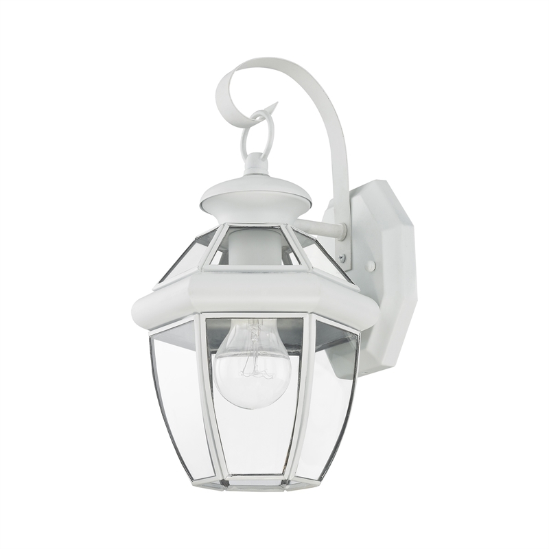 Beaumont Lane Outdoor Wall Lantern in White
