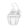 Beaumont Lane Outdoor Wall Lantern in White