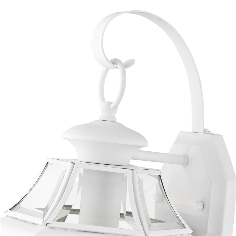 Beaumont Lane Outdoor Wall Lantern in White