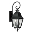 Beaumont Lane 2 Light Outdoor Wall Lantern in Black