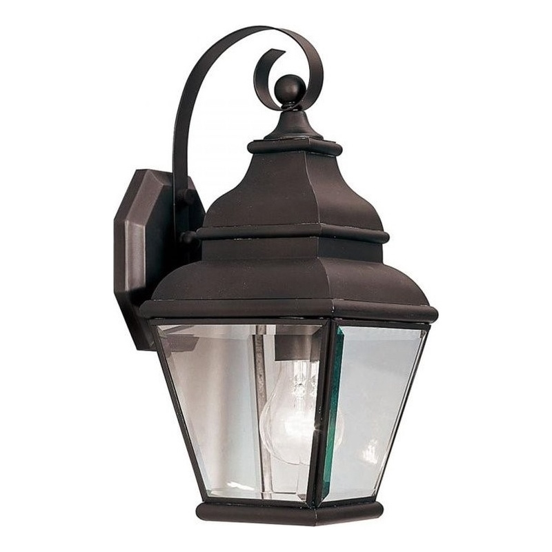 Beaumont Lane Outdoor Wall Lantern in Bronze