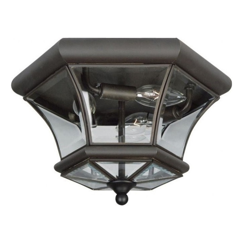 Beaumont Lane 3 Light Ceiling Mount in Bronze