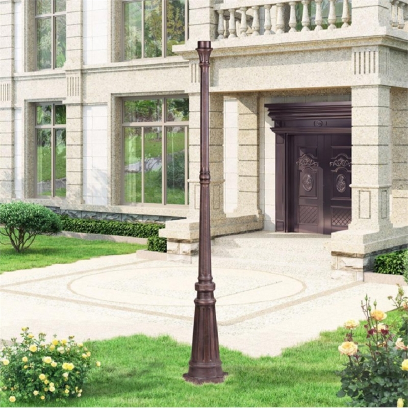 Beaumont Lane Outdoor Cast Aluminum Post in Imperial Bronze