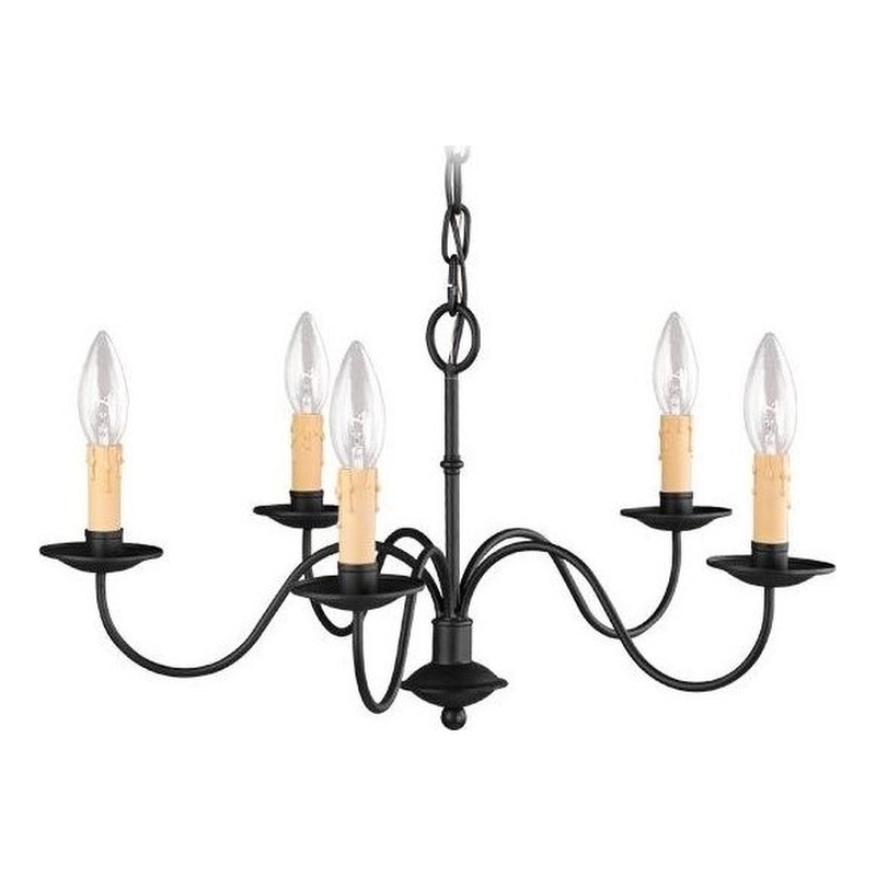 Beaumont Lane 5 Light Chandelier in Black