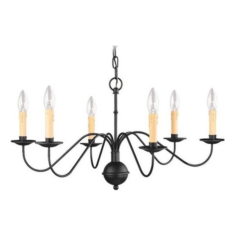 Beaumont Lane 6 Light Chandelier in Black