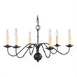 Beaumont Lane 6 Light Chandelier in Black