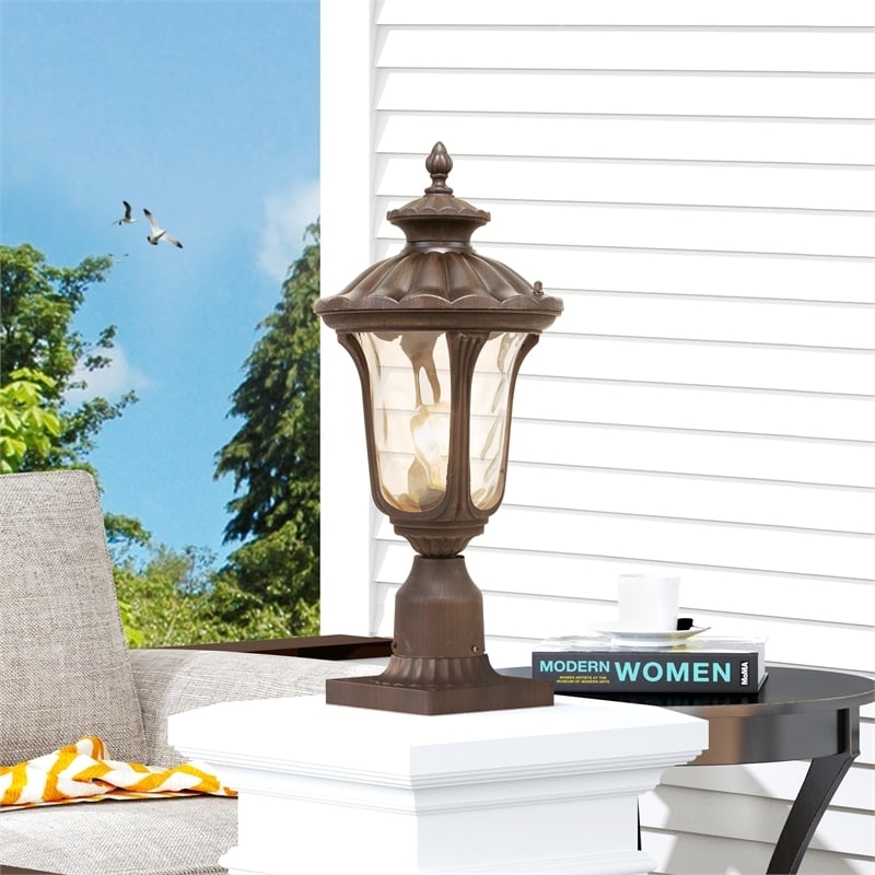 Beaumont Lane Outdoor Post Head in Imperial Bronze