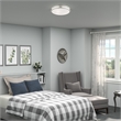 Beaumont Lane 3 Light Ceiling Mount in Brushed Nickel