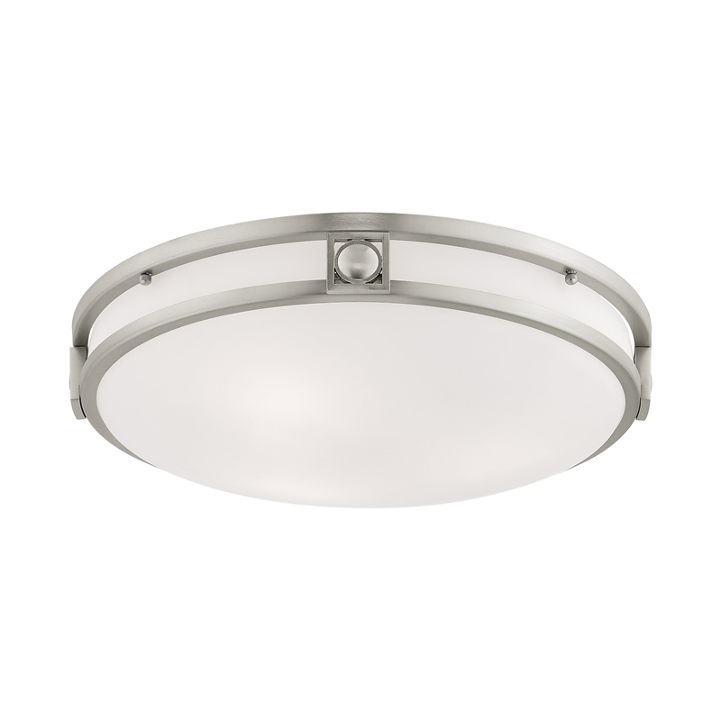 Beaumont Lane 3 Light Ceiling Mount in Brushed Nickel