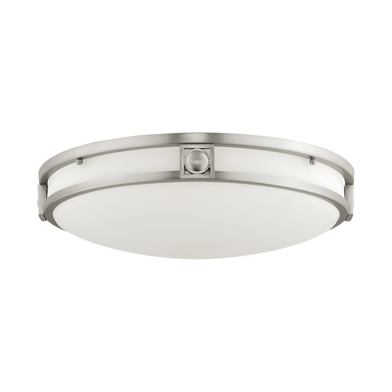 Beaumont Lane 3 Light Ceiling Mount in Brushed Nickel